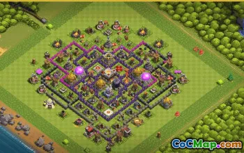 CoC Town Hall 11 Base Layouts, Links & Map - Trophy & Farming #28322