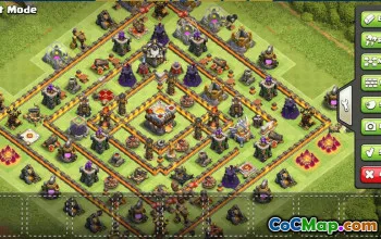 CoC Town Hall 11 Base Layouts & Links - Trophy, War, Home Village #33143