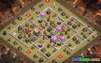 CoC Town Hall 11 Base Layouts & Links | Trophy, War, Home Village #33490