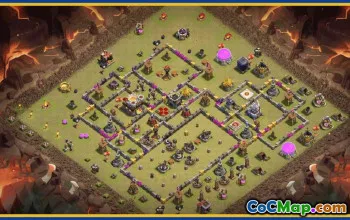 CoC Town Hall 11 Base Layouts & Links | Trophy & War Maps #29559