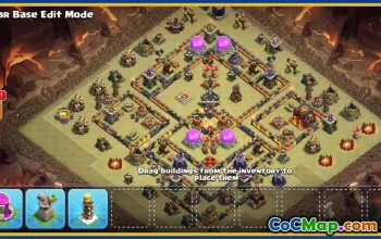 CoC Town Hall 11 Base Layouts & Links | Trophy & War Maps #30341