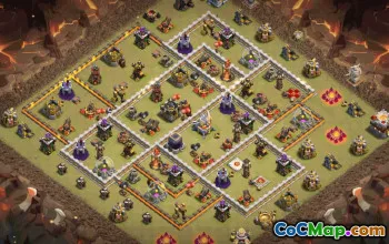 CoC Town Hall 11 Base Layouts & Links | Trophy & War Maps #33656