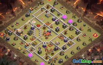 CoC Town Hall 11 Base Layouts & Links | War & Home Village #27694