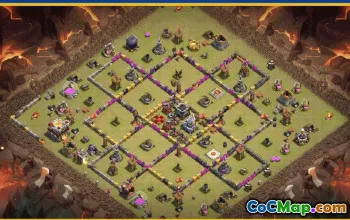 CoC Town Hall 11 Base Layouts & Links | War, Home Village Maps #29855