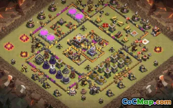 CoC Town Hall 11 Base Layouts & Links | War & Trophy Base Maps #30794