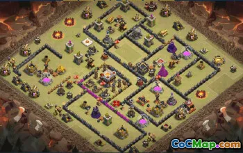 CoC Town Hall 11 Base Layouts & Links | War & Trophy Bases #31528