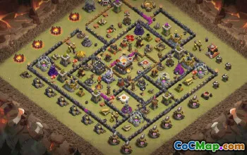 CoC Town Hall 11 Base Layouts & Links | War & Trophy Defense #32399