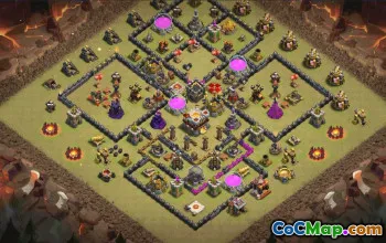 CoC Town Hall 11 Base Layouts & Links | War & Trophy Designs #31427