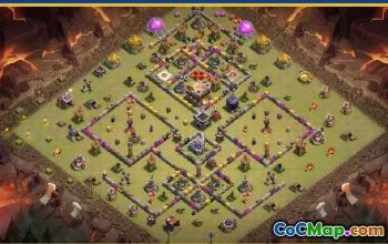 CoC Town Hall 11 Base Layouts & Links - WAR, Trophy, Home Village #29617