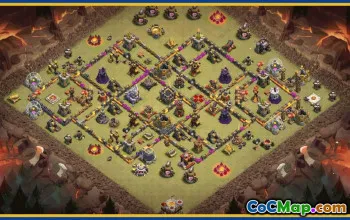 CoC Town Hall 11 Base Layouts & Links | War, Trophy & Home Village #30097