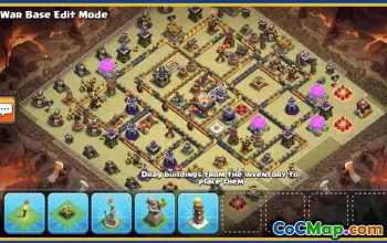 CoC Town Hall 11 Base Layouts & Links | War, Trophy, Home Village #30334