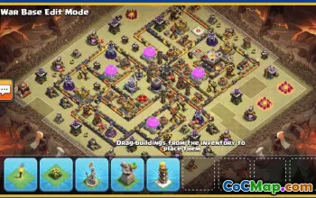 CoC Town Hall 11 Base Layouts & Links | War, Trophy & Home Village #30392
