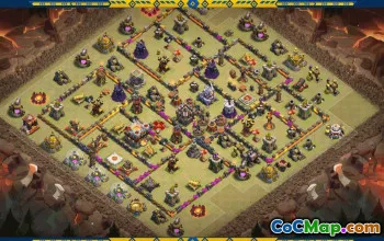 CoC Town Hall 11 Base Layouts & Links | War, Trophy, Home Village #30549