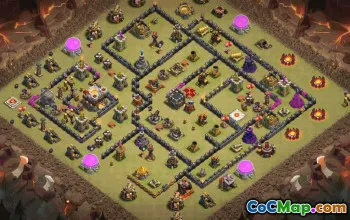CoC Town Hall 11 Base Layouts & Links | War, Trophy, Home Village #31028