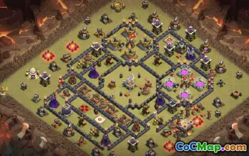 CoC Town Hall 11 Base Layouts & Links | War, Trophy & Home Village #32516