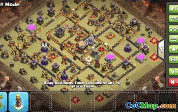 CoC Town Hall 11 Base Layouts & Links | War, Trophy, Home Village #32665