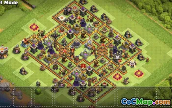 CoC Town Hall 11 Base Layouts & Links | War, Trophy & Home Village #33209