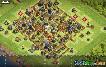 CoC Town Hall 11 Base Layouts & Links | War, Trophy, Home Village #33302