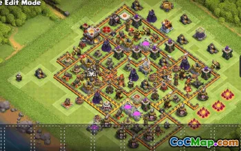 CoC Town Hall 11 Base Layouts & Links | War, Trophy & Home Village #33582