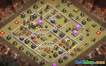 CoC Town Hall 11 Base Layouts & Links | War, Trophy, Home Village #33653