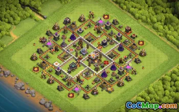 CoC Town Hall 11 Base Layouts & Links | War, Trophy & Home Village #33990