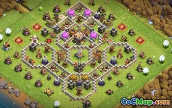 CoC Town Hall 11 Base Layouts & Map Links | Hom Village, War & Farming #31856