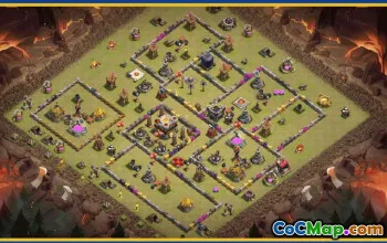 CoC Town Hall 11 Base Layouts & Map Links | Home, Trophy & Farming #29470