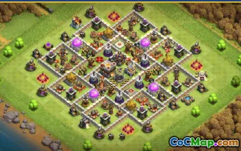 CoC Town Hall 11 Base Layouts & Map Links | Home, Trophy & Farming Bases #27772
