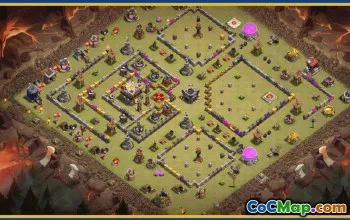 CoC Town Hall 11 Base Layouts & Map Links | Home, Trophy & War Bases #29407