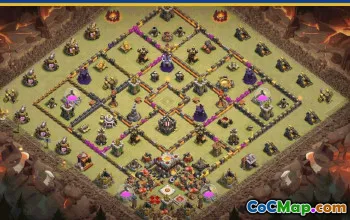 CoC Town Hall 11 Base Layouts & Map Links | Home Village, War Base #28704