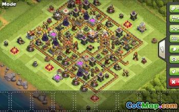 CoC Town Hall 11 Base Layouts & Map Links | Home Village, War, Trophy #33366