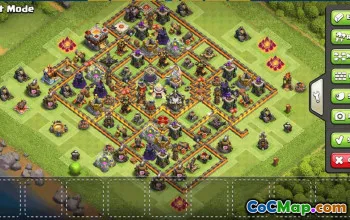 CoC Town Hall 11 Base Layouts & Map Links | Home Village, War & Trophy Bases #33228