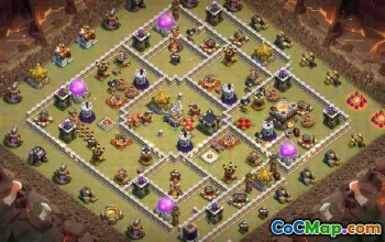 CoC Town Hall 11 Base Layouts & Map Links | Home & War Bases #27733