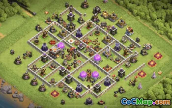 CoC Town Hall 11 Base Layouts & Map Links | Home War Farming #33341