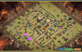 CoC Town Hall 11 Base Layouts & Map Links | Home, War, Trophy #29565