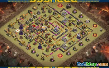 CoC Town Hall 11 Base Layouts & Map Links | Home, War, Trophy #30545