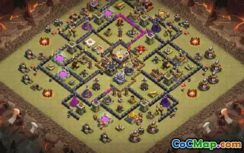 CoC Town Hall 11 Base Layouts & Map Links | Home, War, Trophy #33918