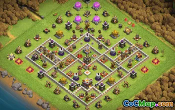 CoC Town Hall 11 Base Layouts & Map Links | Home, War & Trophy Bases #28350