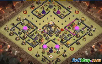 CoC Town Hall 11 Base Layouts & Map Links | Home, War & Trophy Bases #31027