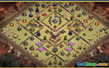 CoC Town Hall 11 Base Layouts & Map Links | Trophy & War Bases #29606