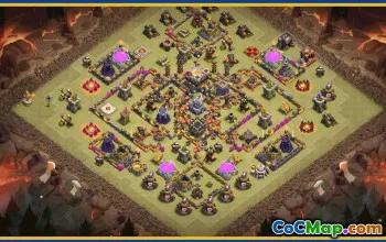 CoC Town Hall 11 Base Layouts & Map Links | Trophy & War Bases #29945