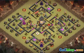 CoC Town Hall 11 Base Layouts & Map Links | Trophy & War Bases #30866