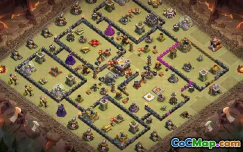 CoC Town Hall 11 Base Layouts & Map Links | Trophy & War Bases #31903
