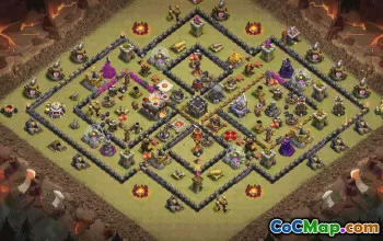 CoC Town Hall 11 Base Layouts & Map Links | Trophy & War Bases #32402