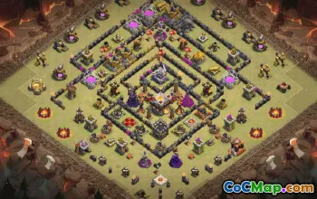CoC Town Hall 11 Base Layouts & Map Links | Trophy & War Bases #32756