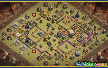CoC Town Hall 11 Base Layouts & Map Links | Trophy & War Defense #30016