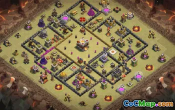 CoC Town Hall 11 Base Layouts & Map Links | Trophy & War Defense #32628