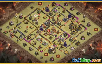 CoC Town Hall 11 Base Layouts & Map Links | War, Farm, Home Village #28938