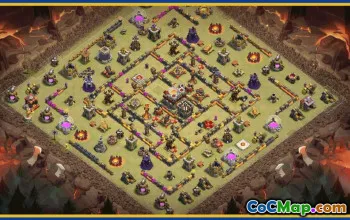 CoC Town Hall 11 Base Layouts & Map Links | War & Trophy Bases #29042