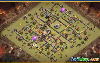 CoC Town Hall 11 Base Layouts & Map Links | War, Trophy & Home Village #29515